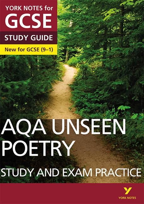 Produktbild: AQA English Literature Unseen Poetry Study and Exam Practice York Notes GCSE - for 2026, 2027 exams