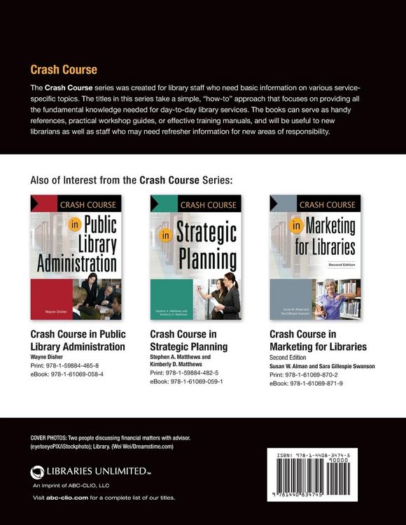 Produktbild: Crash Course in Library Budgeting and Finance