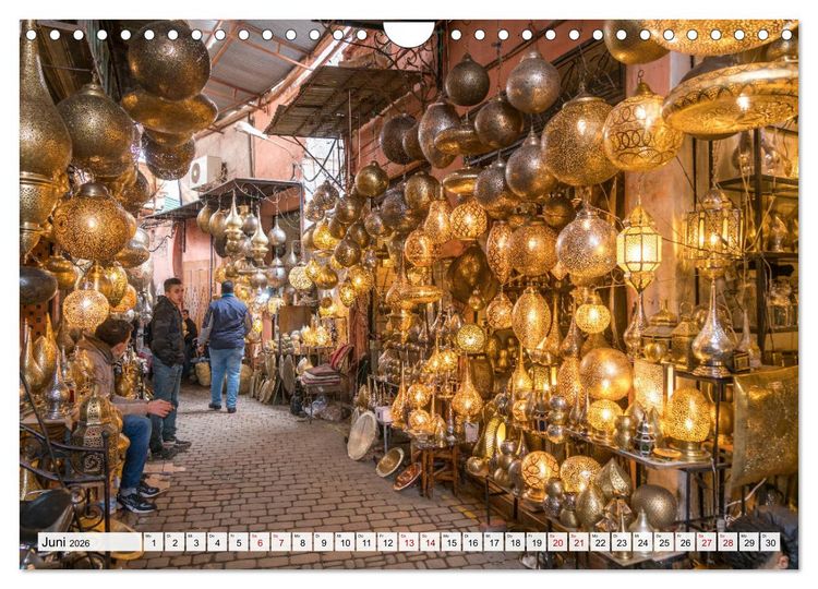 Produktbild: Marokko - Marrakesch (Wandkalender 2026 DIN A4 quer), CALVENDO Monatskalender