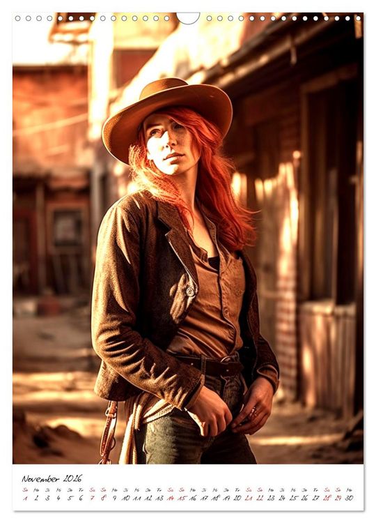 Produktbild: Starke Cowgirls (Wandkalender 2026 DIN A3 hoch), CALVENDO Monatskalender