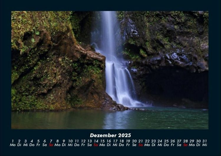 Produktbild: Wasserf&auml;lle 2025 Fotokalender DIN A4