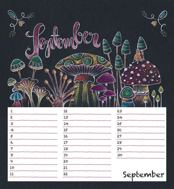 Produktbild: Geburtstagskalender Chalk Love