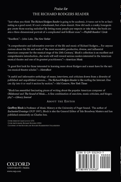 Produktbild: The Richard Rodgers Reader