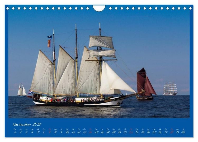 Produktbild: Unter Segeln (Wandkalender 2027 DIN A4 quer), CALVENDO Monatskalender