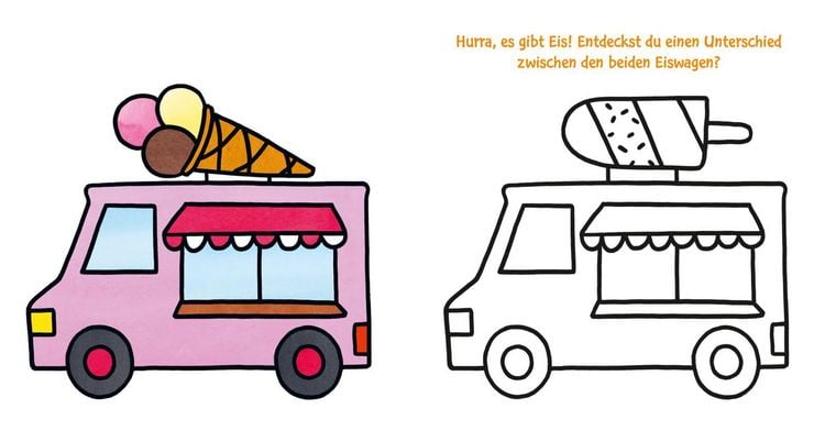 Produktbild: Ausmalbilder f&uuml;r Kita-Kinder: Das dicke Kindergarten-Malbuch: Fahrzeuge