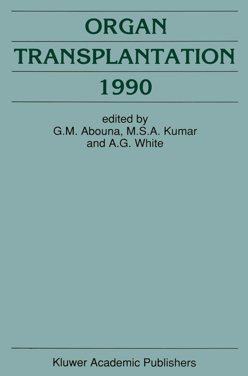 Produktbild: Organ Transplantation 1990