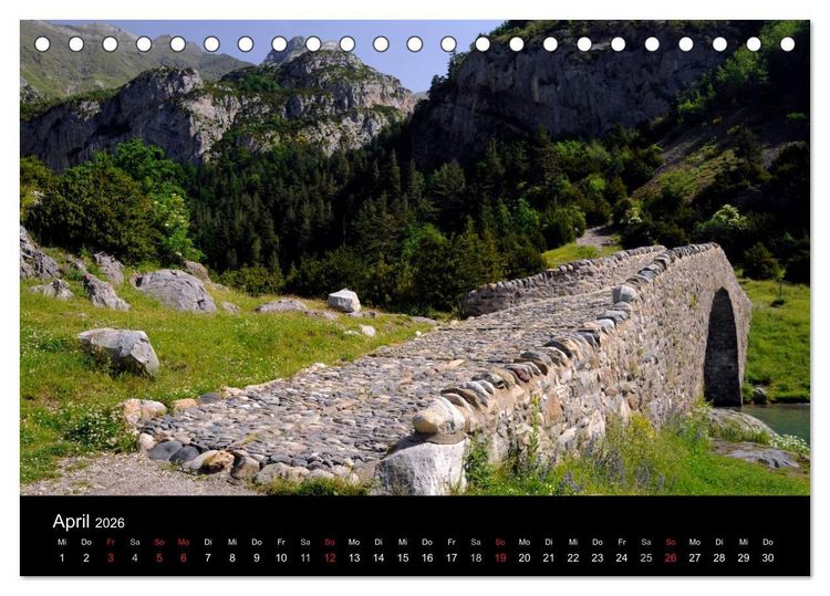 Produktbild: Spanien (Tischkalender 2026 DIN A5 quer), CALVENDO Monatskalender