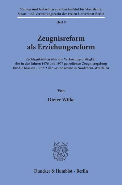 Produktbild: Zeugnisreform als Erziehungsreform.