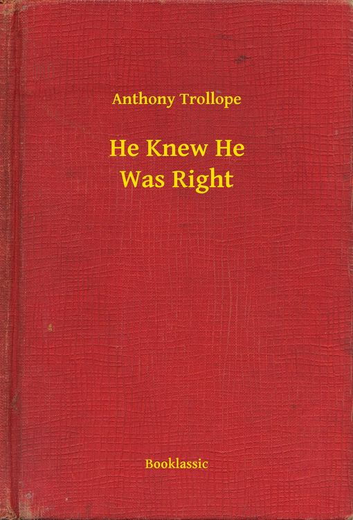 Produktbild: He Knew He Was Right