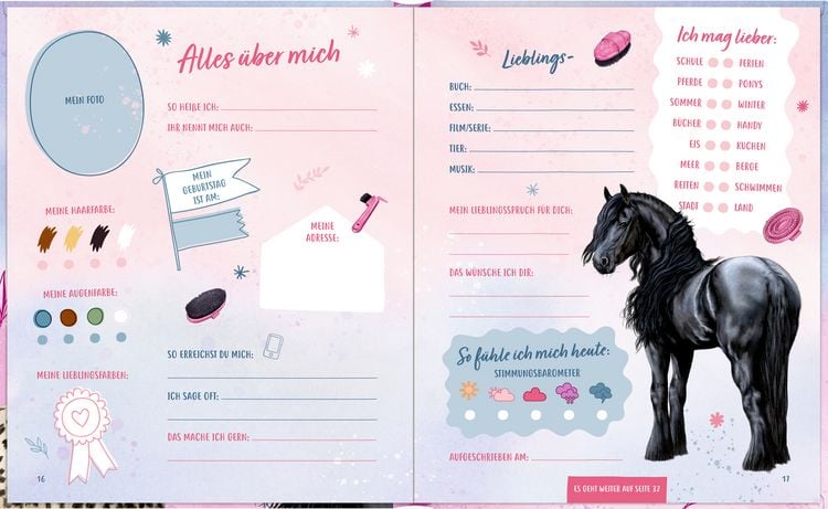 Produktbild: Freundebuch: Pferdefreunde (Wendepaill.) - Best friends