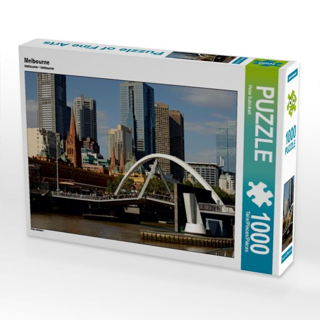 Produktbild: CALVENDO Puzzle Melbourne | 1000 Teile Lege-Gr&ouml;&szlig;e 64x48cm Foto-Puzzle f&uuml;r gl&uuml;ckliche Stunden