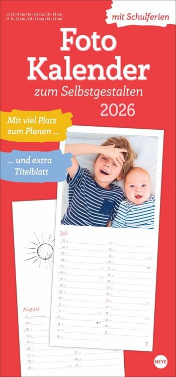 Produktbild: Fotokalender zum Selbstgestalten 2026