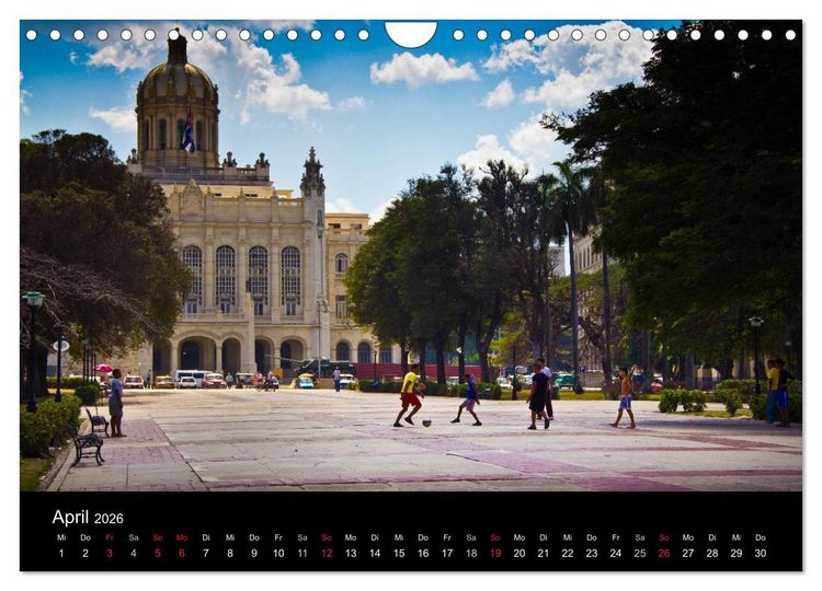 Produktbild: Kuba - Die Stra&szlig;en Havannas (Wandkalender 2026 DIN A4 quer), CALVENDO Monatskalender