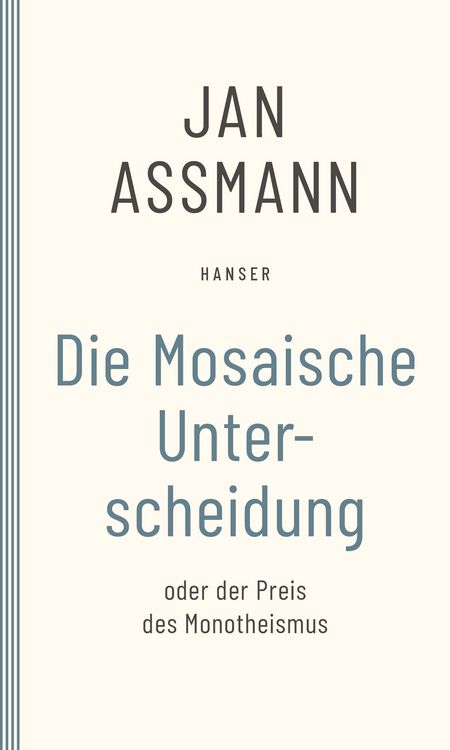 Produktbild: Die Mosaische Unterscheidung