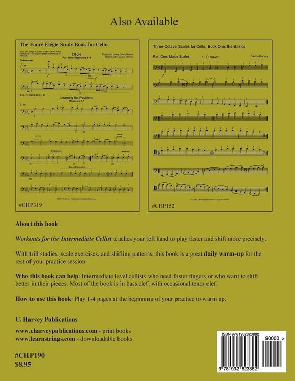 Produktbild: Workouts for the Intermediate Cellist