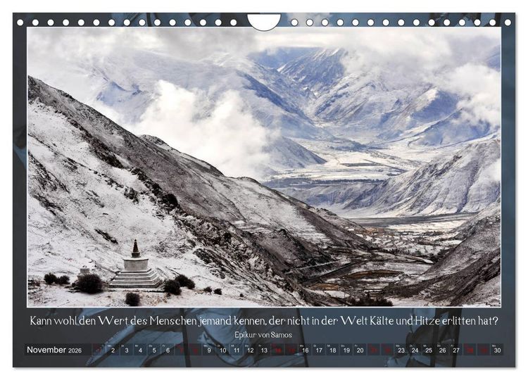 Produktbild: Facettenreiches Tibet (Wandkalender 2026 DIN A4 quer), CALVENDO Monatskalender