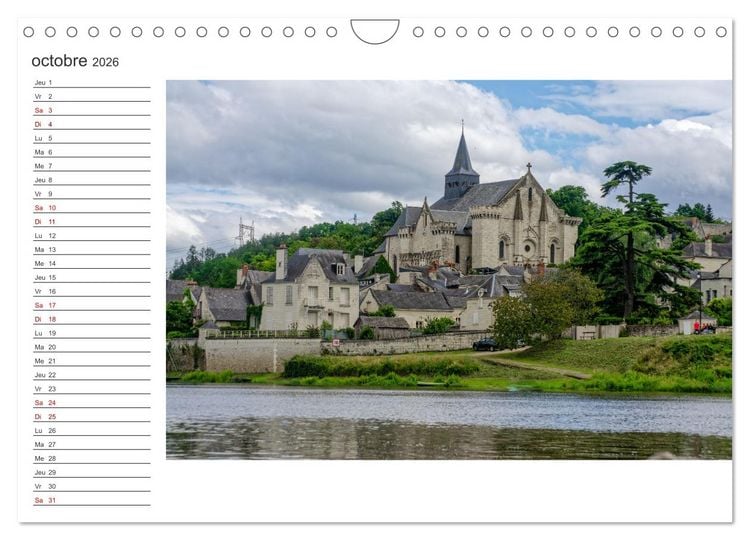 Produktbild: Les visages de l'Anjou (Calendrier mural 2026 DIN A4 vertical), CALVENDO calendrier mensuel
