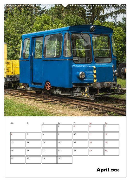 Produktbild: Klein- und Privatbahn Museum Gramzow (hochwertiger Premium Wandkalender 2026 DIN A2 hoch), Kunstdruck in Hochglanz
