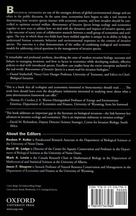 Produktbild: Bioeconomics of Invasive Species