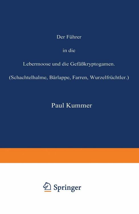 Produktbild: Der F&uuml;hrer in die Lebermoose und die Gef&auml;&szlig;kryptogamen