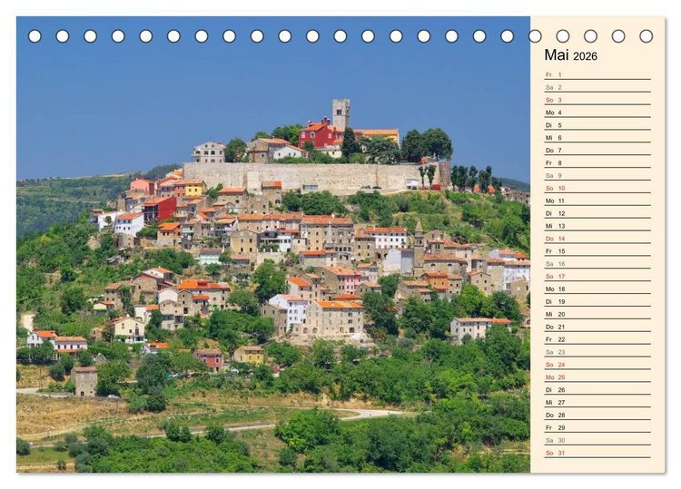 Produktbild: Istrien (Tischkalender 2026 DIN A5 quer), CALVENDO Monatskalender