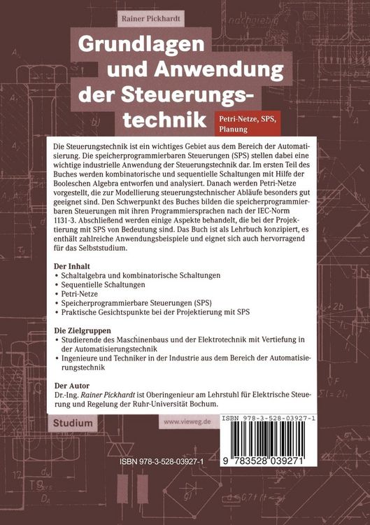 Produktbild: Grundlagen und Anwendung der Steuerungstechnik