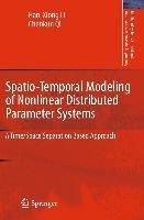 Produktbild: Spatio-Temporal Modeling of Nonlinear Distributed Parameter Systems