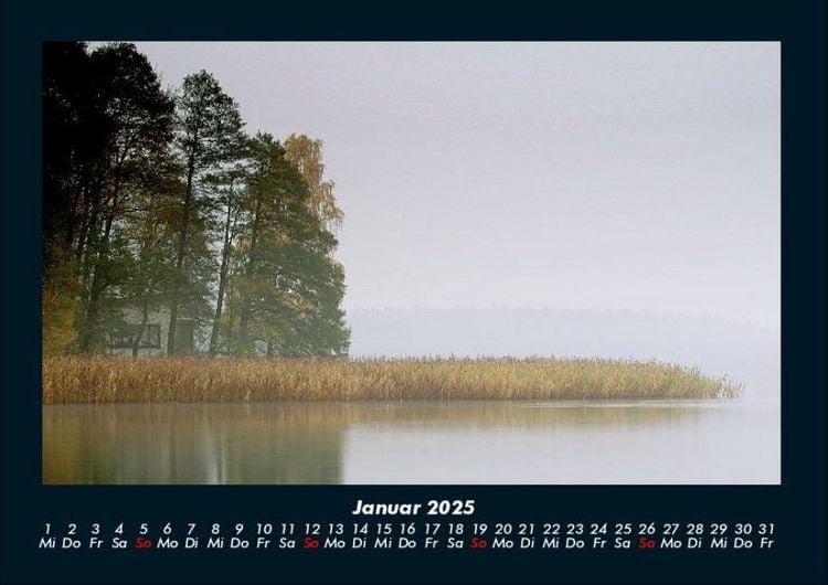 Produktbild: Die Seen der Erde 2025 Fotokalender DIN A4