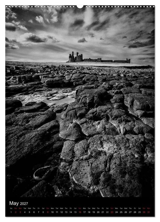Produktbild: Journeys - Black & White (High Quality Premium Wall Calendar 2027 DIN A2 portrait),CALVENDO 12 Month Wall Calendar