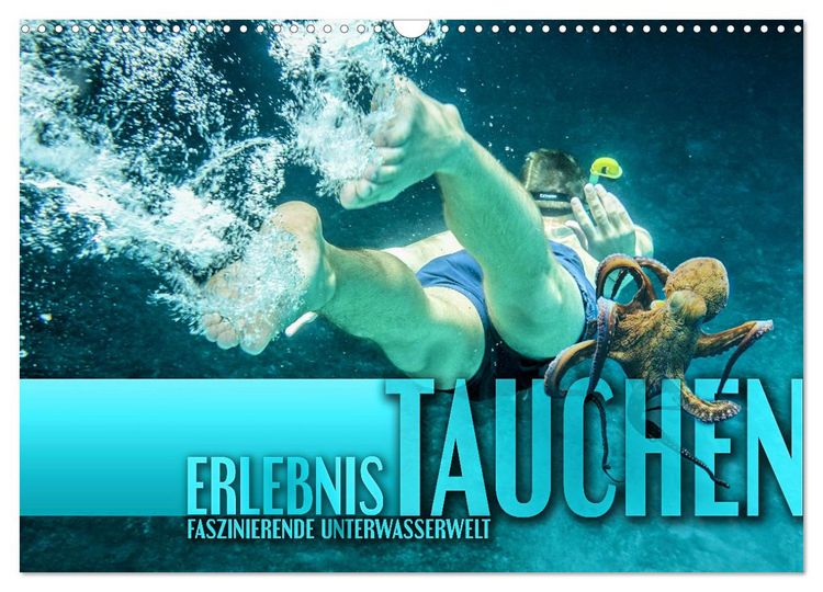 Produktbild: Erlebnis Tauchen - faszinierende Unterwasserwelt (Wandkalender 2026 DIN A3 quer), CALVENDO Monatskalender