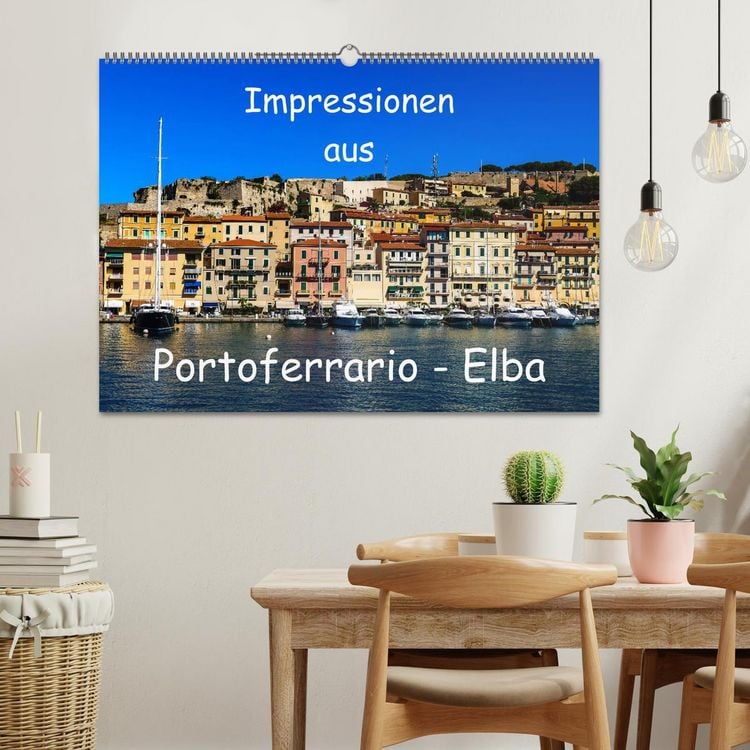 Produktbild: Impressionen aus Portoferrario - Elba (Wandkalender 2026 DIN A2 quer), CALVENDO Monatskalender