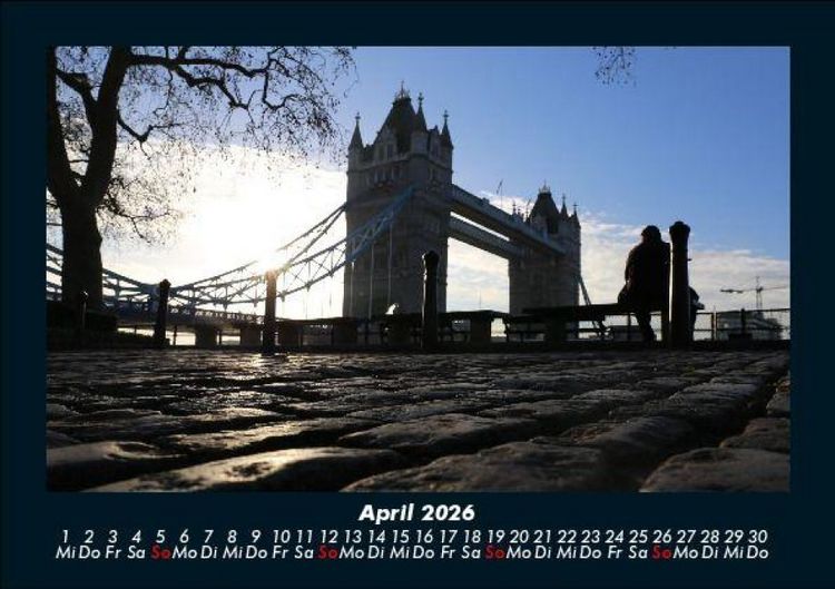 Produktbild: London 2026 Fotokalender DIN A5