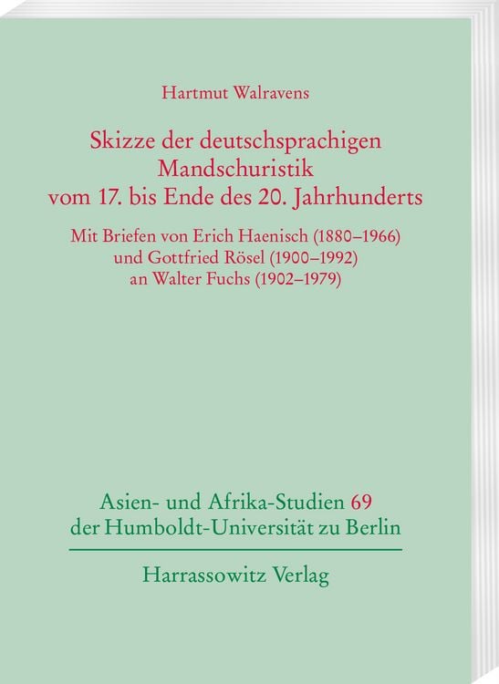 Produktbild: Skizze der deutschsprachigen Mandschuristik vom 17. bis Ende des 20. Jahrhunderts