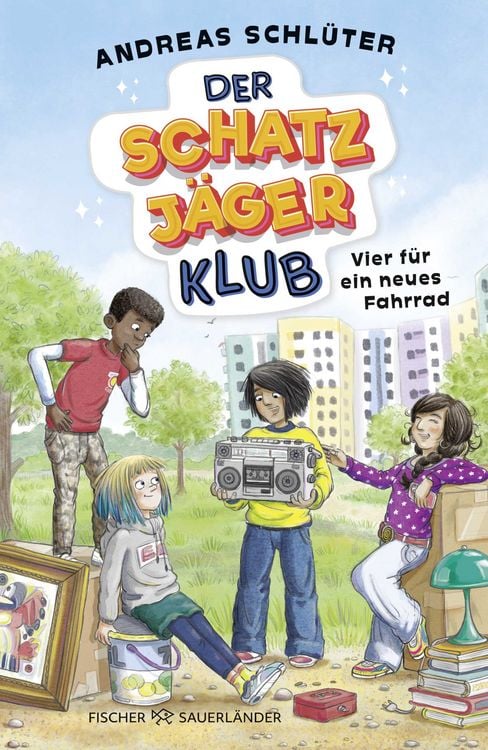Produktbild: Der Schatzj&auml;ger-Klub &ndash; Vier f&uuml;r ein neues Fahrrad