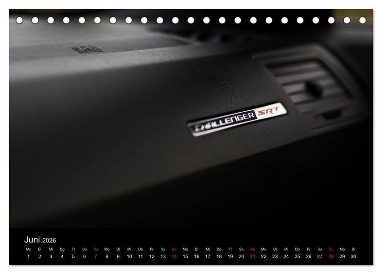 Produktbild: Dodge Challenger SRT8 (Tischkalender 2026 DIN A5 quer), CALVENDO Monatskalender