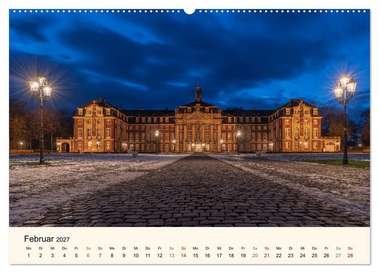 Produktbild: Schl&ouml;sser und Burgen in NRW (Wandkalender 2027 DIN A2 quer), CALVENDO Monatskalender