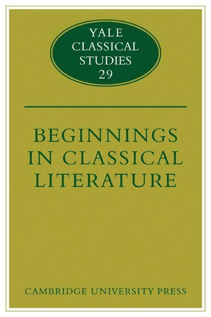 Produktbild: Beginnings in Classical Literature