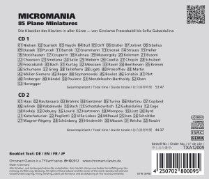 Produktbild: Micromania-85 Klavierminiaturen