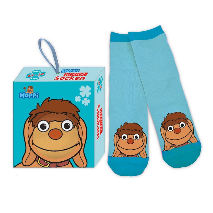 Produktbild: TR&Ouml;TSCH - Unser Sandm&auml;nnchen Moppi Kindersocken Gr&ouml;&szlig;e 27 bis 30