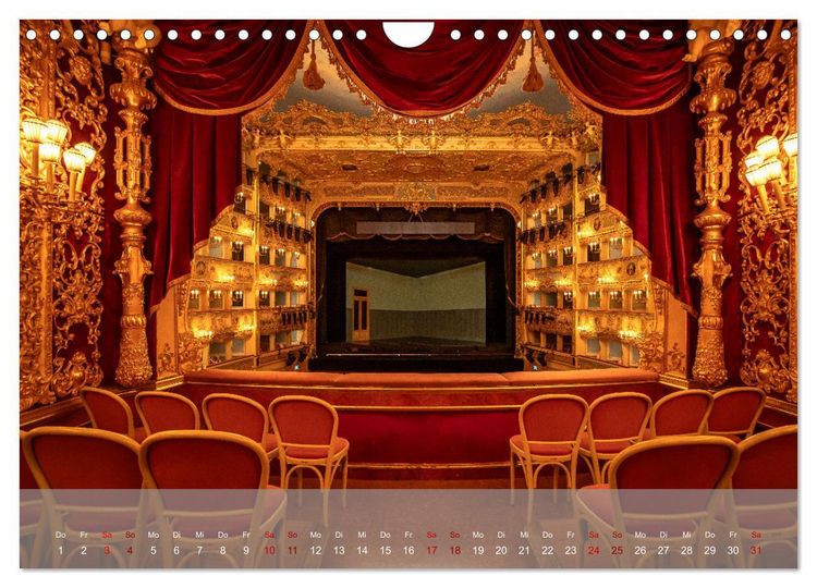 Produktbild: Teatro La Fenice (Wandkalender 2026 DIN A4 quer), CALVENDO Monatskalender
