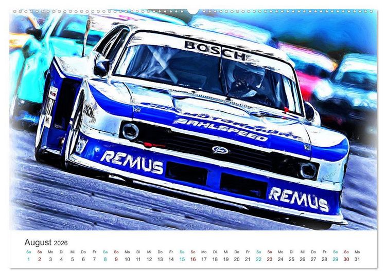 Produktbild: Kultautos - Capri und Escort (hochwertiger Premium Wandkalender 2026 DIN A2 quer), Kunstdruck in Hochglanz