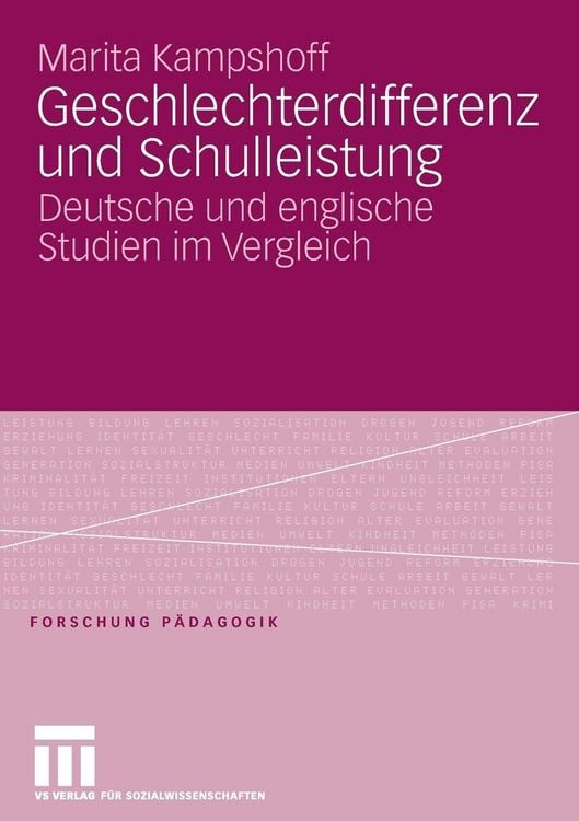 Produktbild: Geschlechterdifferenz und Schulleistung
