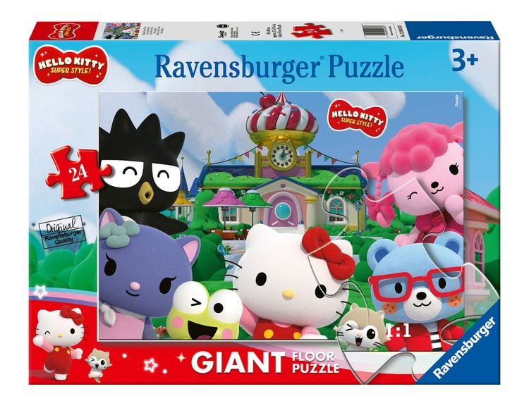 Produktbild: Kinderpuzzle 24 Teile - Hello Kitty - Spa&szlig; in Cherry Town