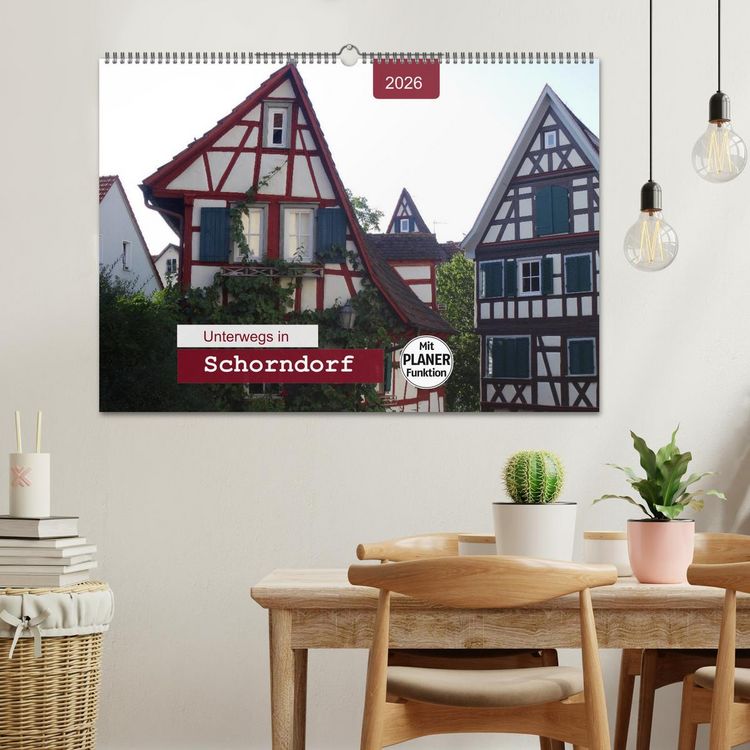 Produktbild: Unterwegs in Schorndorf (Wandkalender 2026 DIN A2 quer), CALVENDO Monatskalender