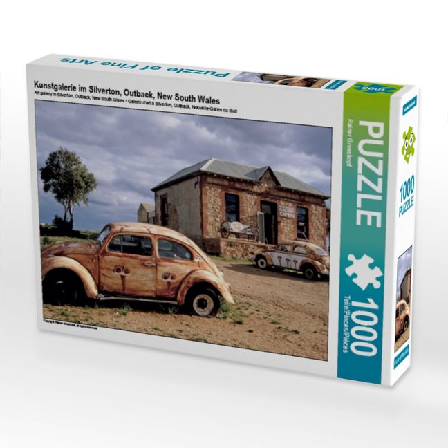 Produktbild: CALVENDO Puzzle Kunstgalerie im Silverton, Outback, New South Wales | 1000 Teile Lege-Gr&ouml;&szlig;e 64x48cm Foto-Puzzle f&uuml;r gl&uuml;ckliche Stunden