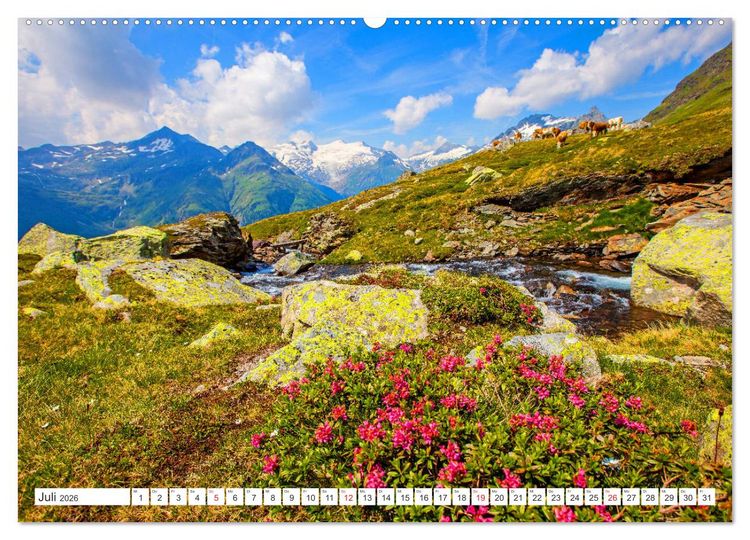 Produktbild: Es gr&uuml;&szlig;t der Gro&szlig;venediger (hochwertiger Premium Wandkalender 2026 DIN A2 quer), Kunstdruck in Hochglanz