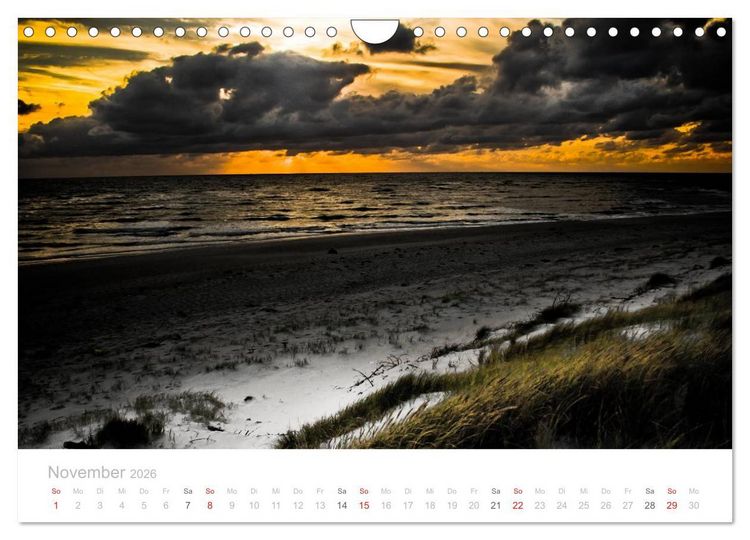 Produktbild: Sylt im Herbst (Wandkalender 2026 DIN A4 quer), CALVENDO Monatskalender