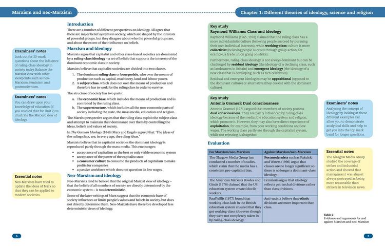 Produktbild: AQA A Level Sociology Beliefs in Society