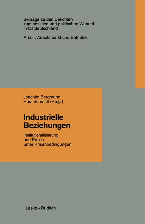Produktbild: Industrielle Beziehungen
