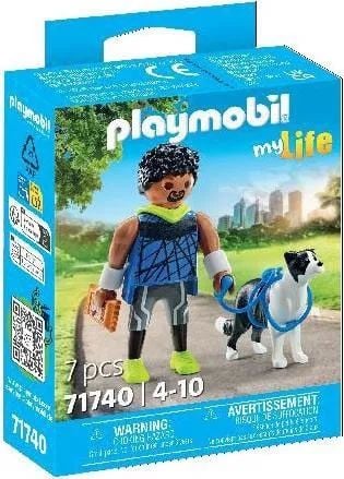 Produktbild: PLAYMOBIL 71740 Jogger mit Border Collie